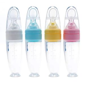 Full Silicone Spoon feeder 120ml-1pcs