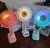 Rechargeable Mini Clip Fan With Smart LED Light-Portable