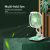 Rechargable Folding Mini Fan With Smart LED- Portable